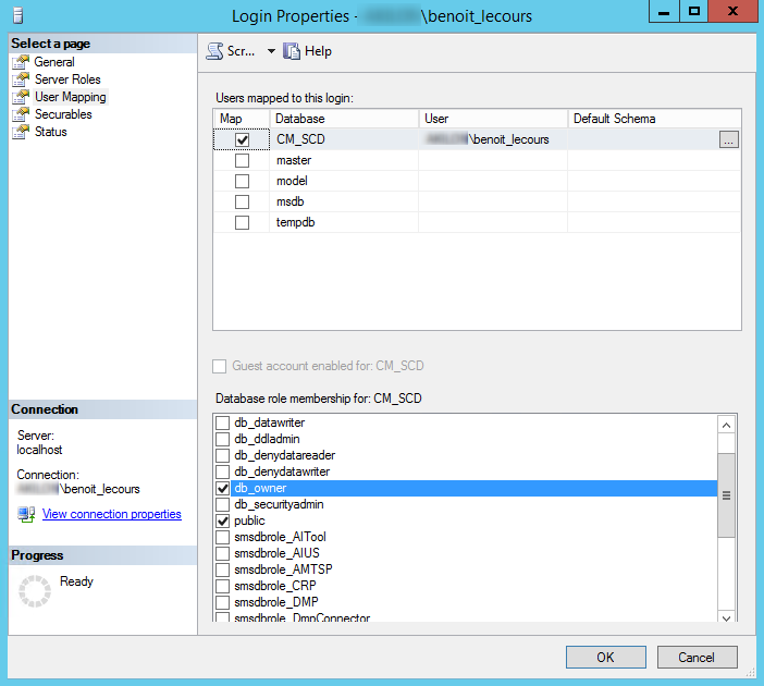 SCCM installation testdbupgrade