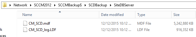 SCCM installation testdbupgrade