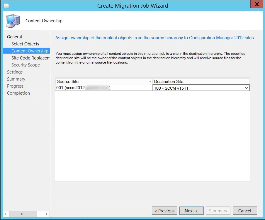 sccm 1511 migration