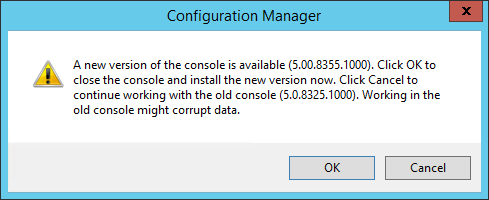 SCCM 1602 upgrade guide