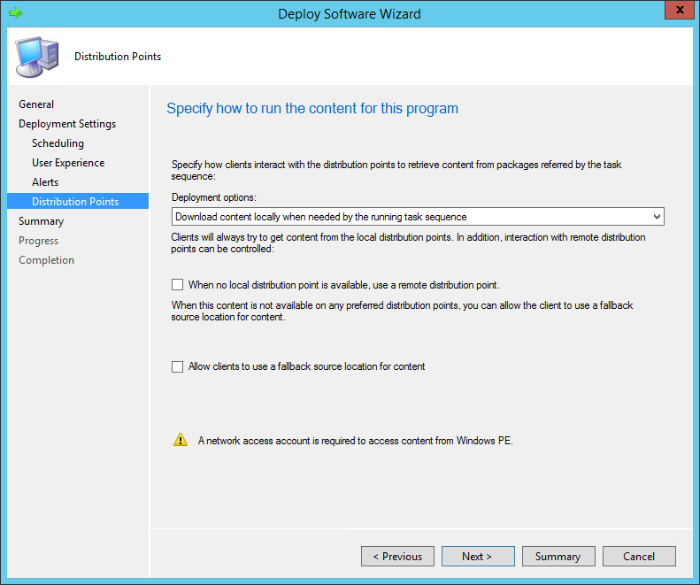 SCCM Task Sequence Upgrade