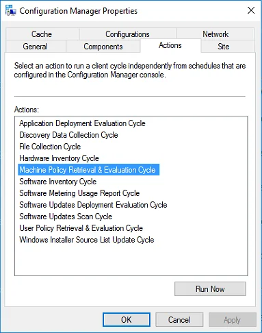 SCCM Task Sequence Upgrade