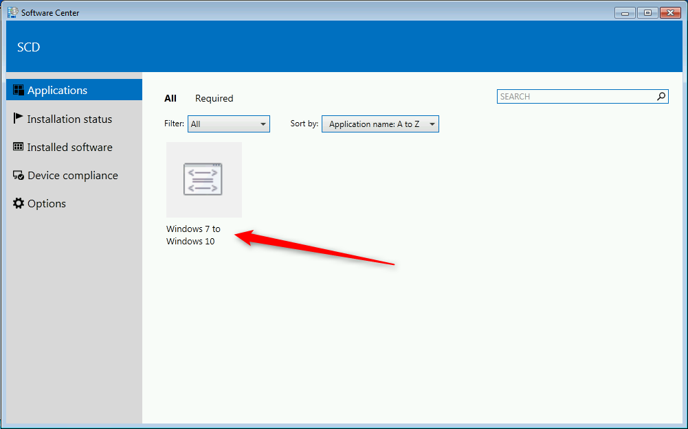 SCCM Task Sequence Upgrade