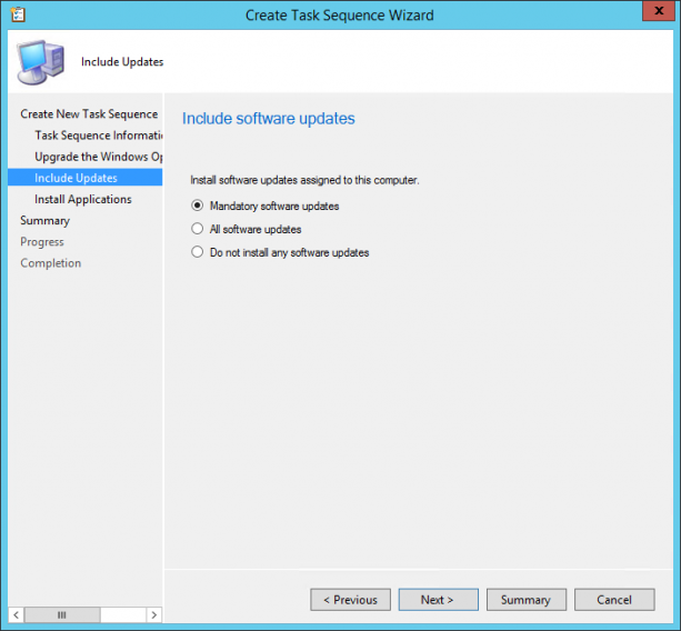 Deploy Windows To Windows With SCCM Task Sequence Upgrade