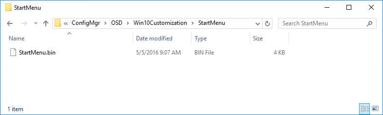 SCCM Windows 10 customization