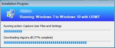 SCCM Windows 10 USMT