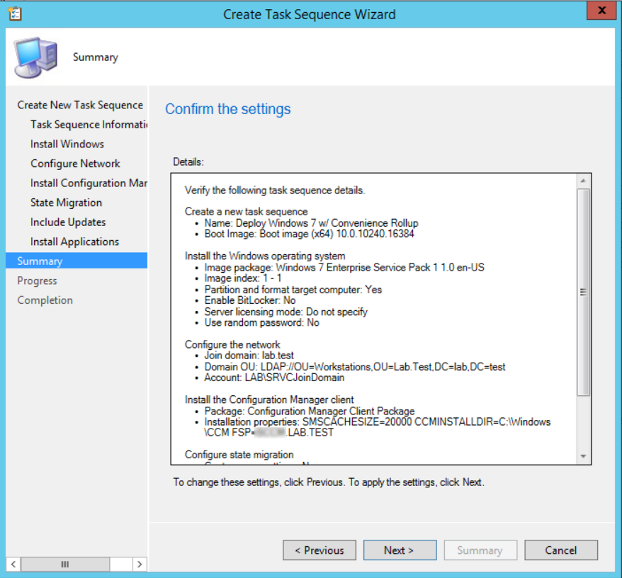 SCCM Windows 7 Convenience Rollup Image Creation