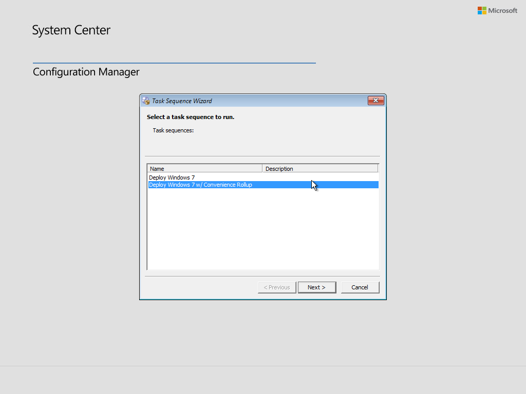 SCCM Windows 7 Convenience Rollup Image Creation