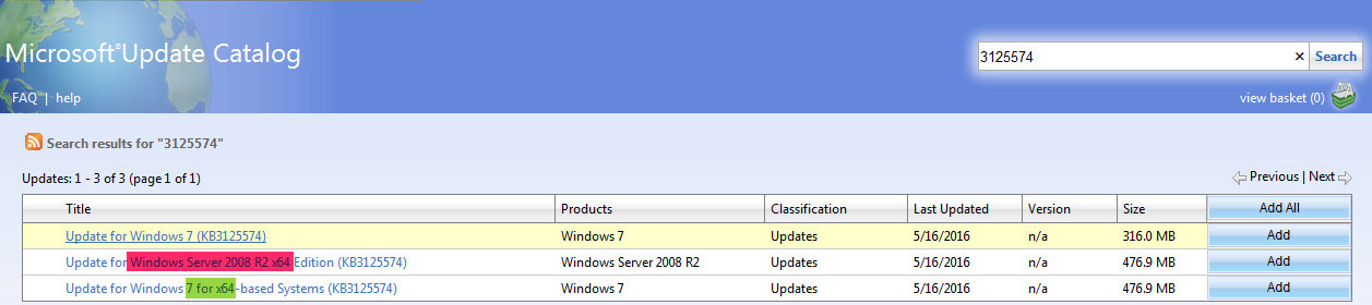 SCCM Windows 7 Convenience Rollup Image Creation