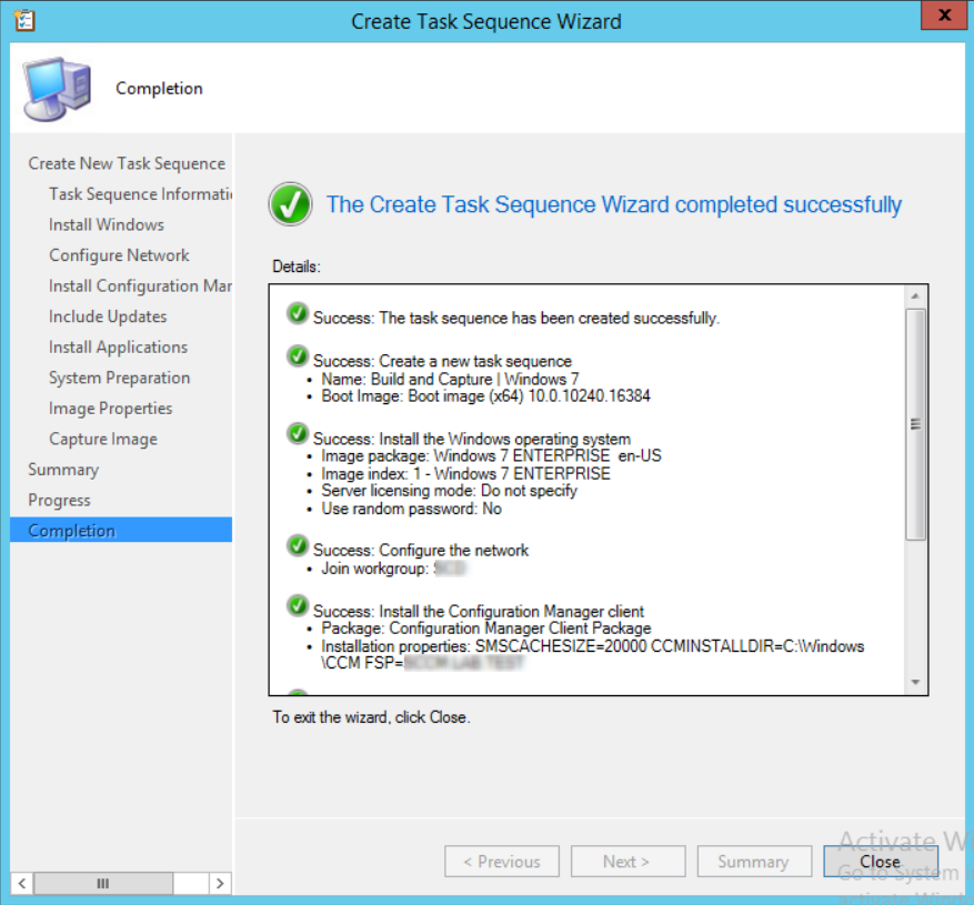 SCCM Windows 7 Convenience Rollup Image Creation