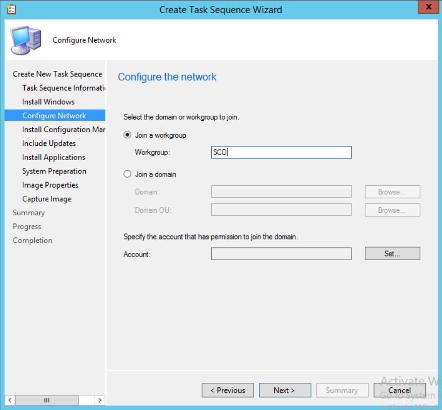 Net configuration. Workgroup Windows. Network configuration Windows. Task configuration. Create New task.