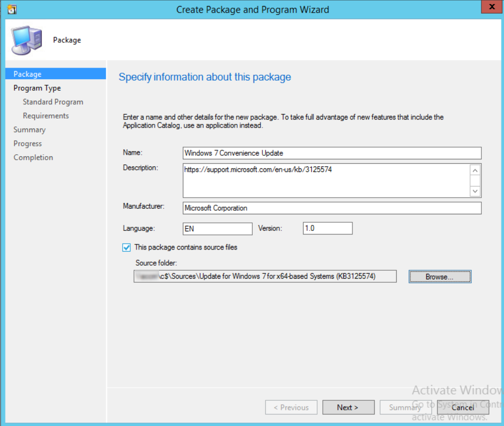 SCCM Windows 7 Convenience Rollup Image Creation