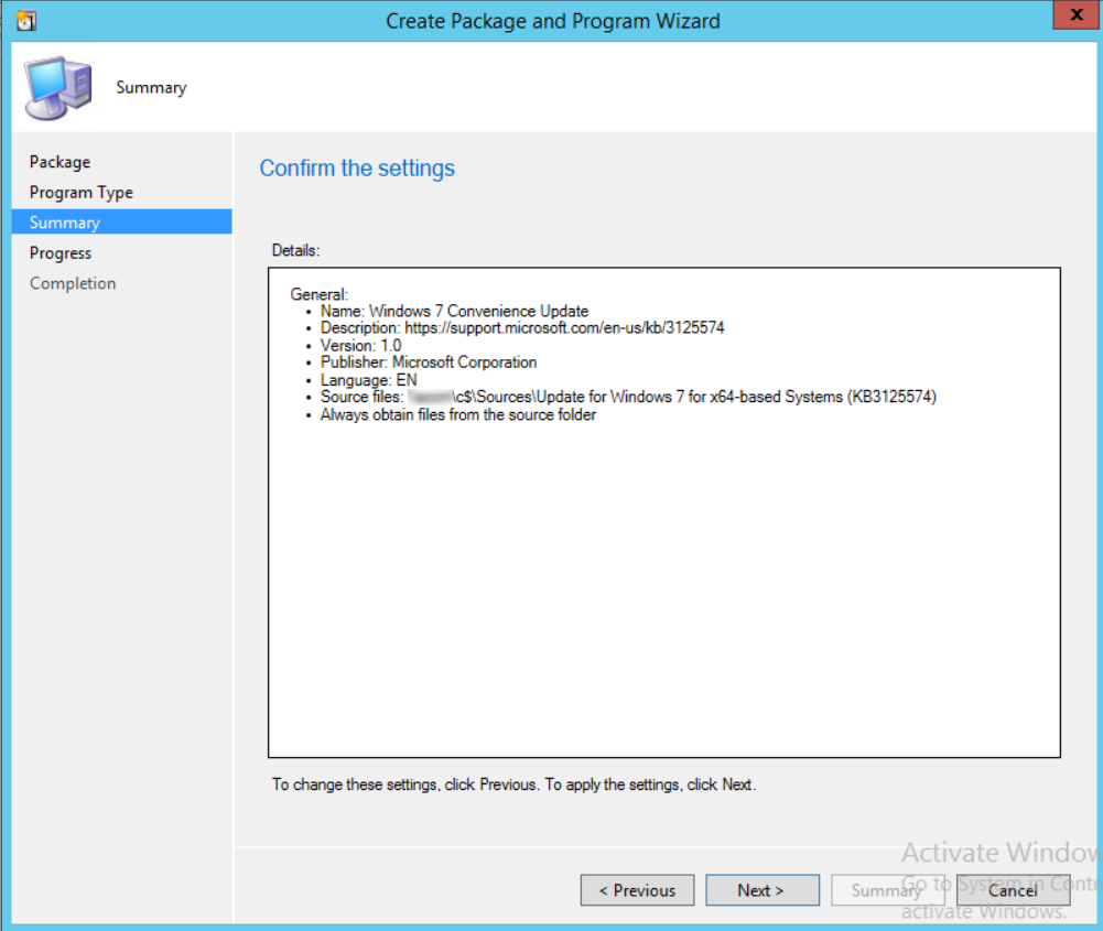 SCCM Windows 7 Convenience Rollup Image Creation