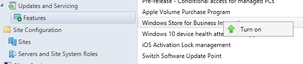 SCCM Windows Store for Business integration