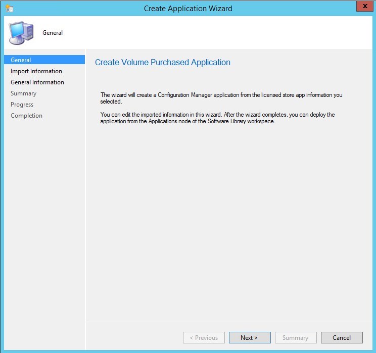 SCCM Windows Store for Business integration