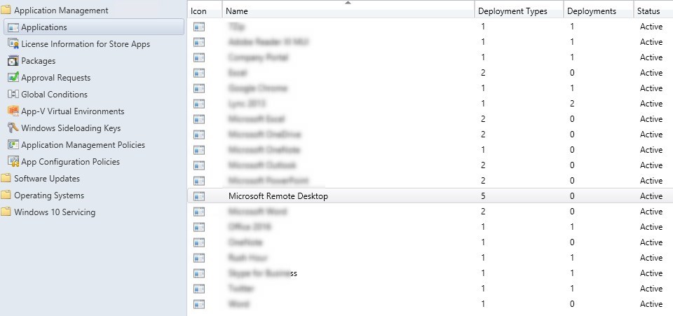 SCCM Windows Store for Business integration