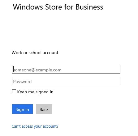 SCCM Windows Store for Business integration