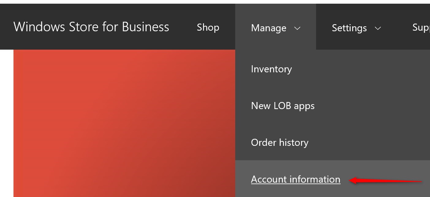 SCCM Windows Store for Business integration