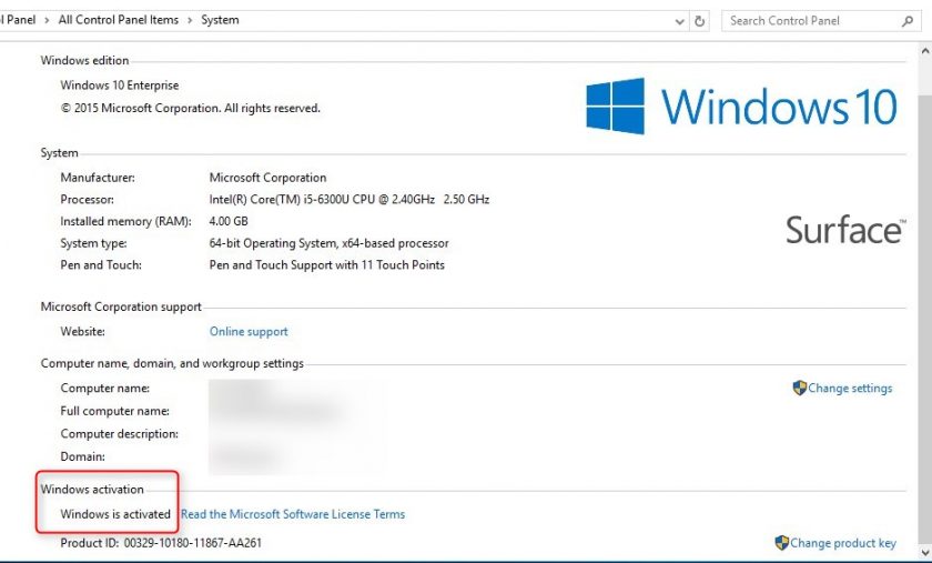 Window 10 kms. Windows is Running within the non-Genuine Notification period.