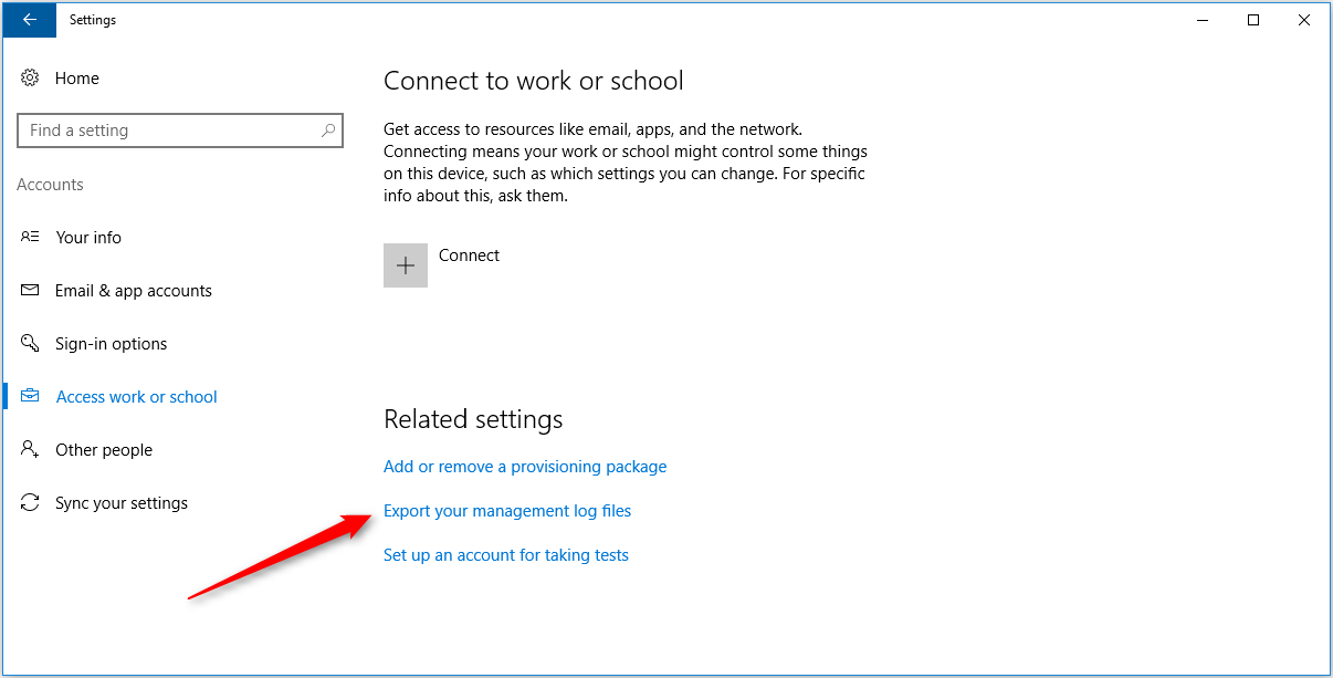Windows 10 deep link enrollment