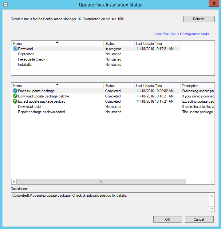 SCCM 1610 upgrade guide