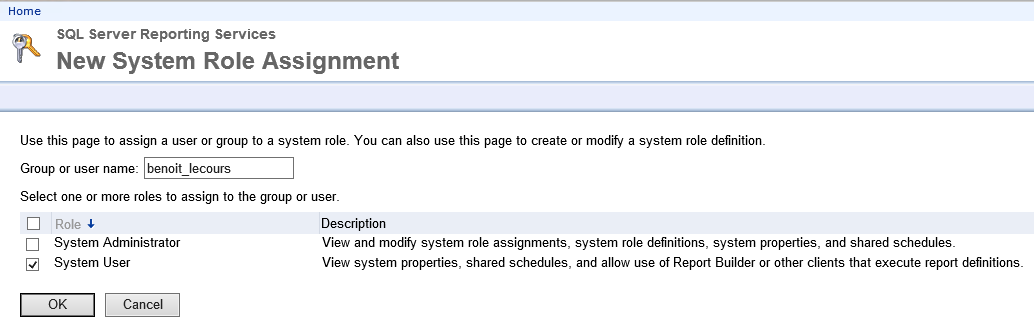 SCCM Report Administrator Role