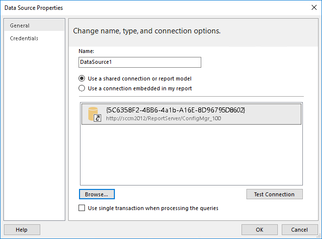 SCCM Report Creation