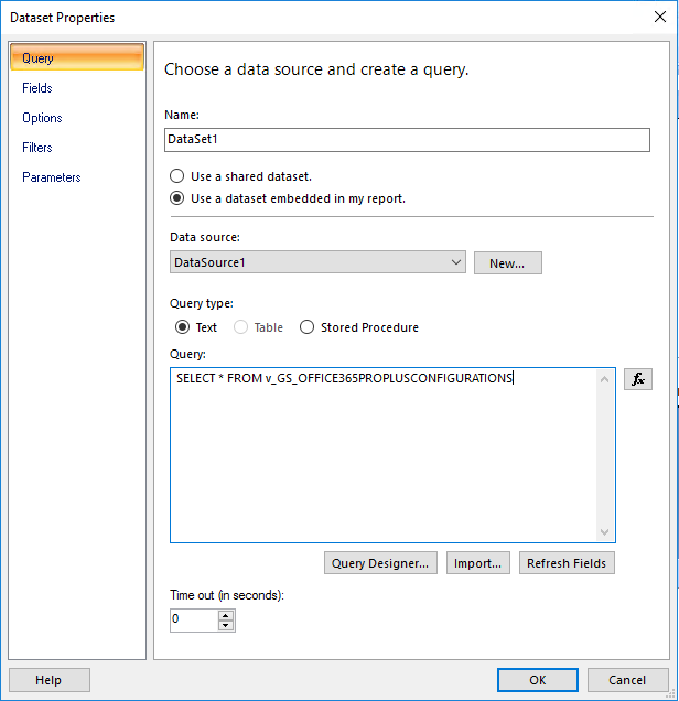 SCCM Report Creation