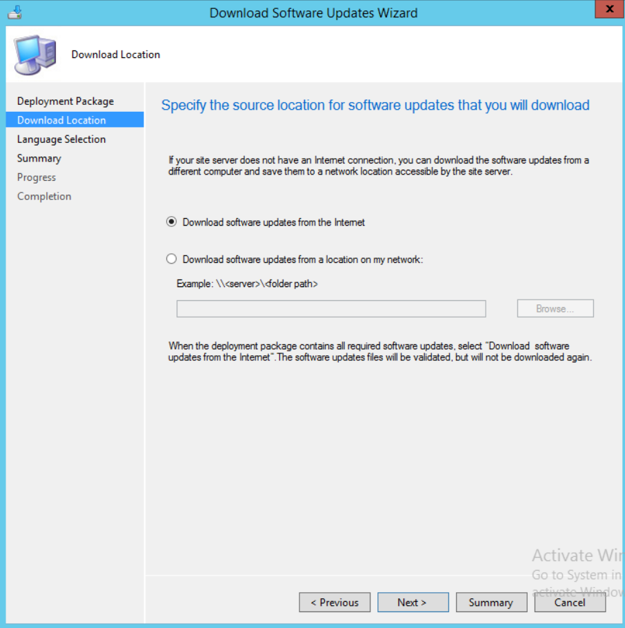 SCCM Add Microsoft Update Catalog WSUS Server