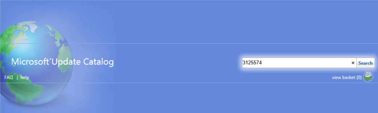 Microsoft update catalog