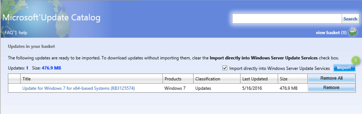 SCCM Add Microsoft Update Catalog WSUS Server