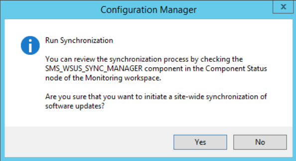 SCCM Add Microsoft Update Catalog WSUS Server