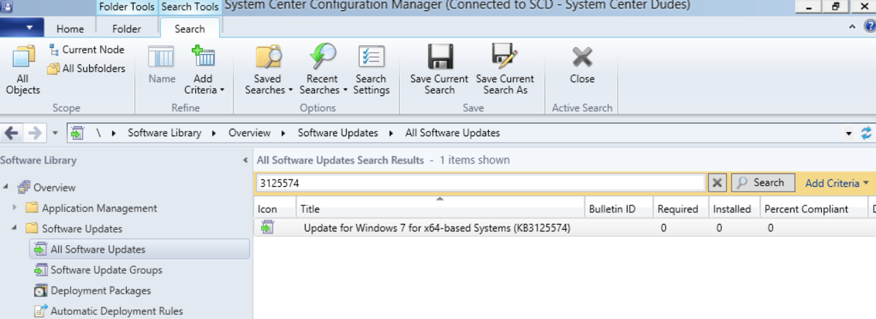 SCCM Add Microsoft Update Catalog WSUS Server