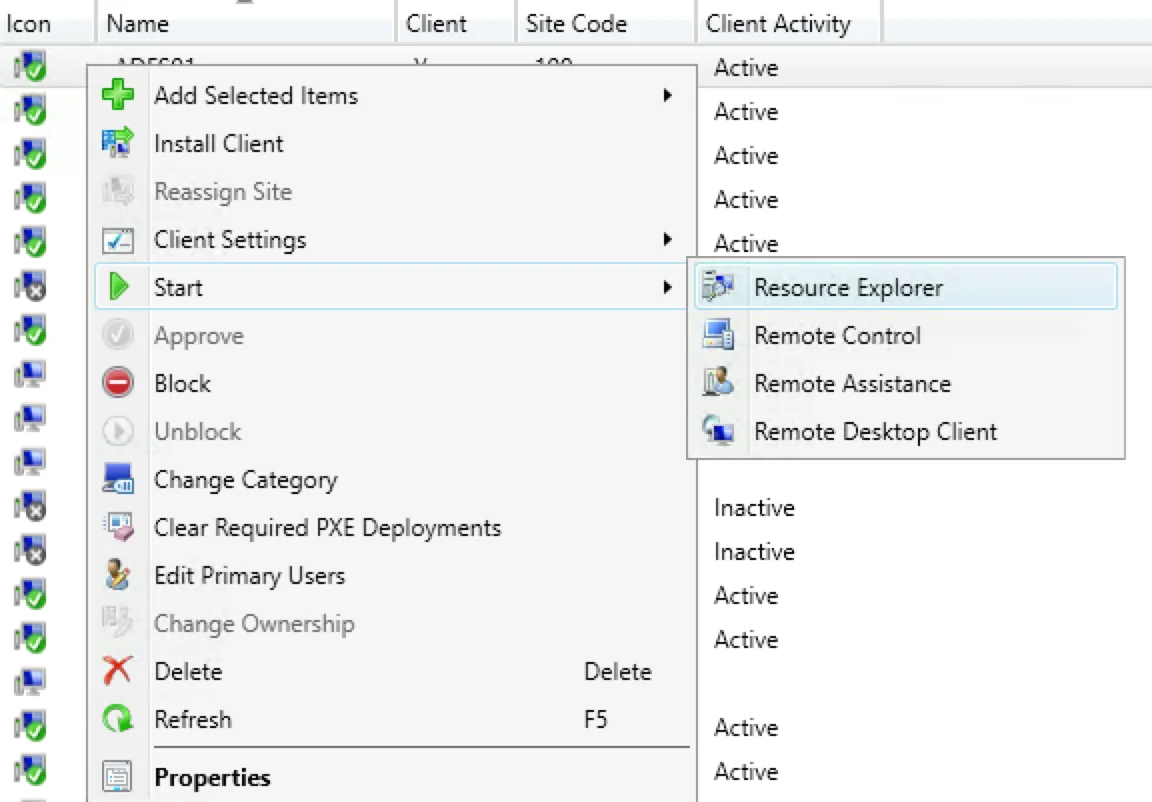 SCCM Device Hardware inventory