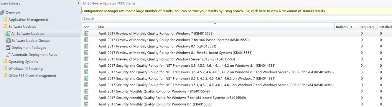 SCCM Endpoint Protection agent version