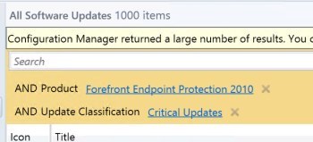 SCCM Endpoint Protection agent version