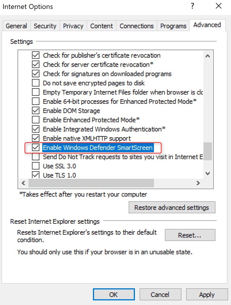 Windows 10 Creators Update Endpoint Protection