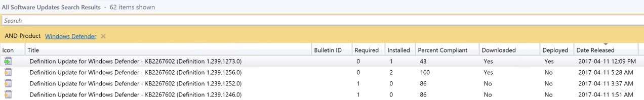 Windows 10 Creators Update Endpoint Protection