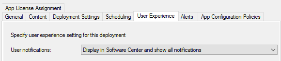 SCCM Install Behavior for Applications