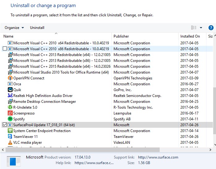 SCCM Update Microsoft Surface Firmware