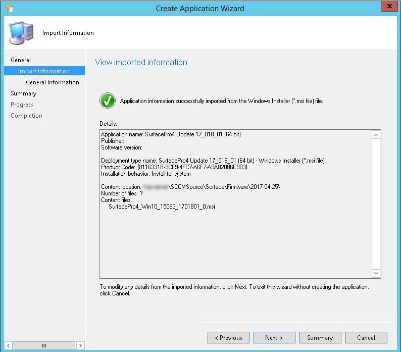 SCCM Update Microsoft Surface Firmware