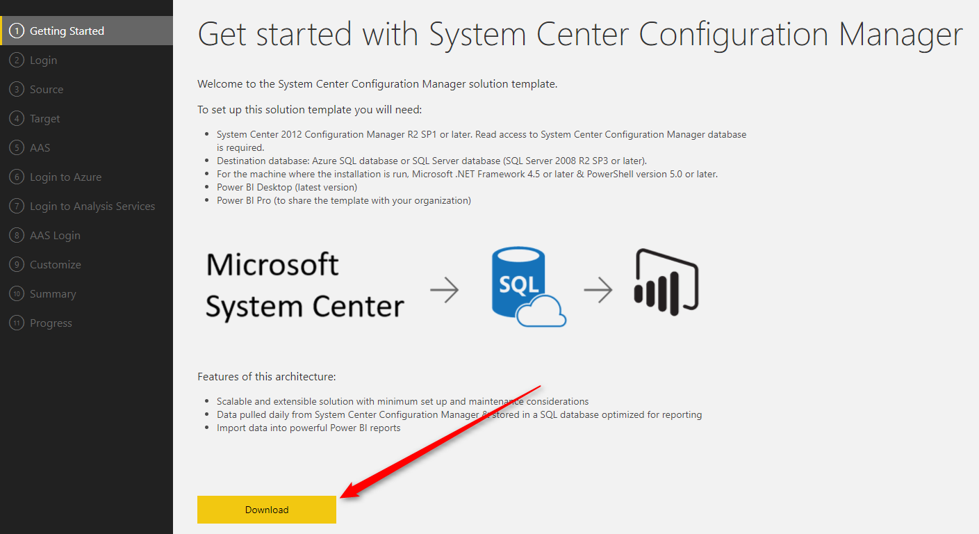 SCCM Power BI Dashboard