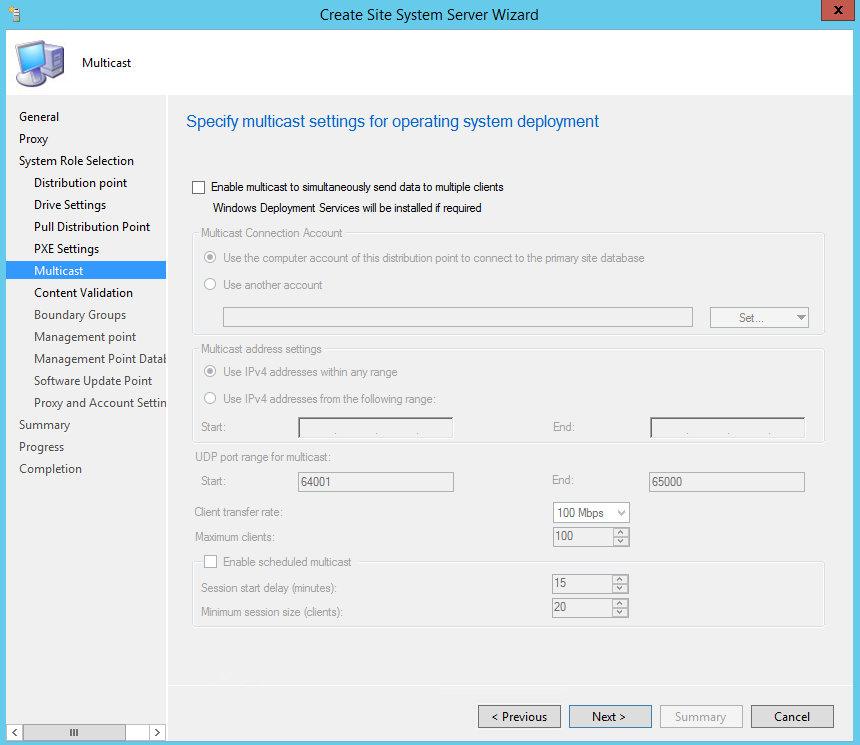 Installing SCCM DP MP SUP Untrusted Domain