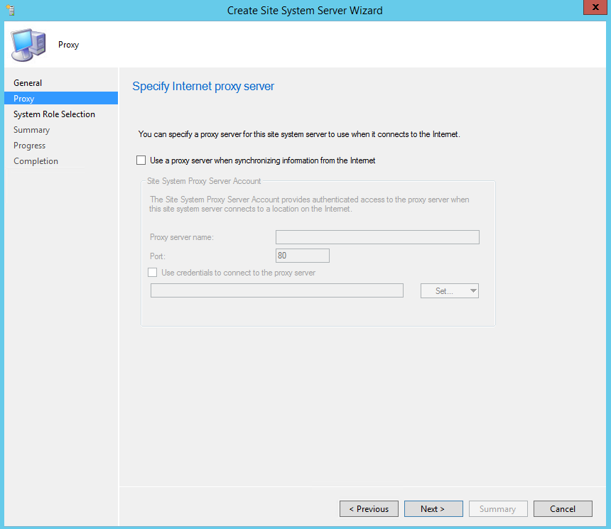 Installing SCCM DP MP SUP Untrusted Domain