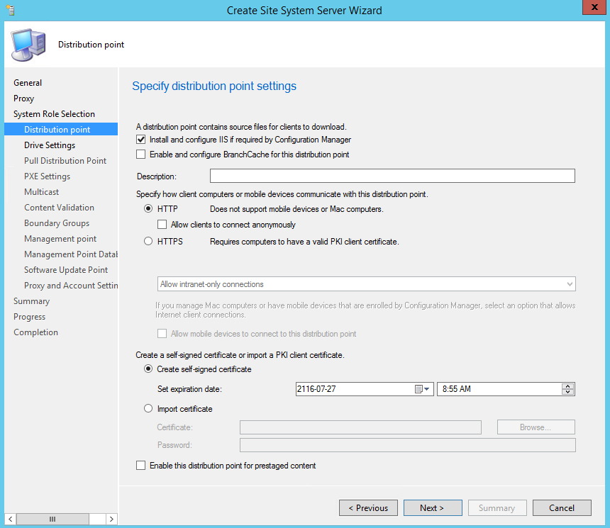 Installing SCCM DP MP SUP Untrusted Domain