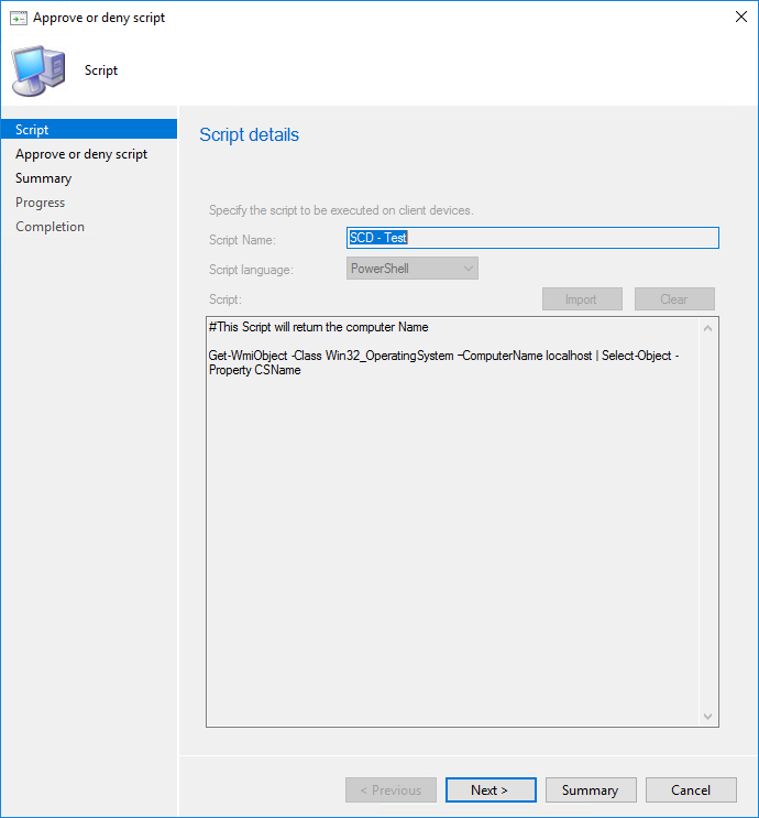 SCCM Deploy PowerShell Script