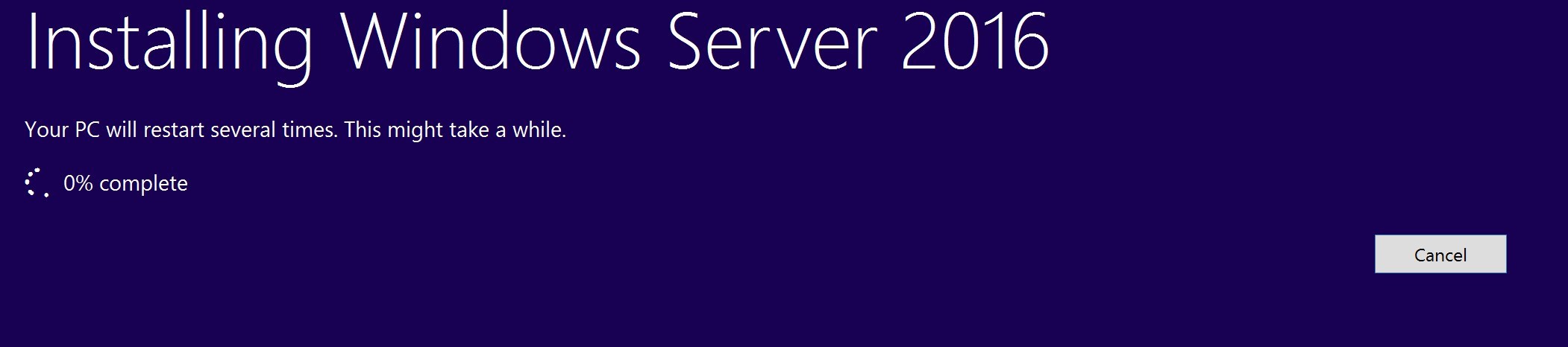 OS upgrade SCCM server