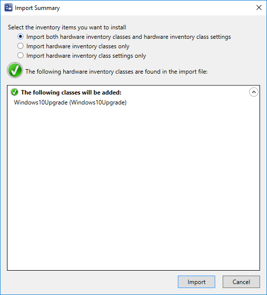SCCM Windows 10 Inventory Upgrade Fresh