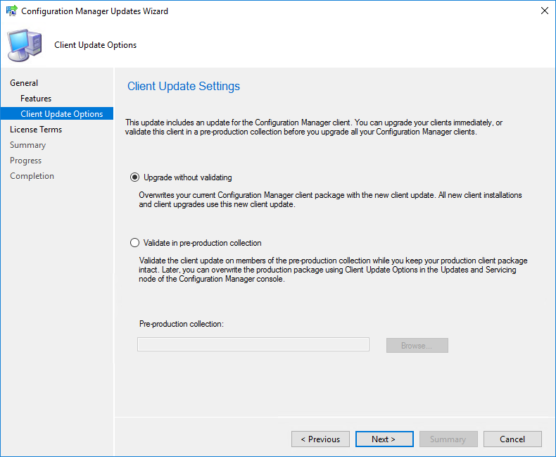 SCCM 1710 Upgrade Guide