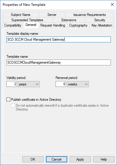 SCCM Cloud Management Gateway